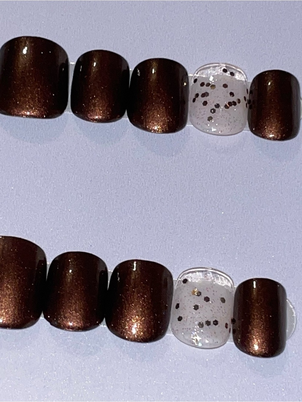 10 Press On Nails ~ Number 6 ~ Size Large